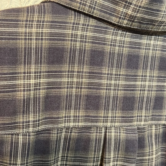 Dockers Mens Plaid Long Sleeve Button Down Shirt - Picture 5 of 6